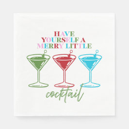 Have Yourself A Merry Little Cocktail Bachelorette Serviette