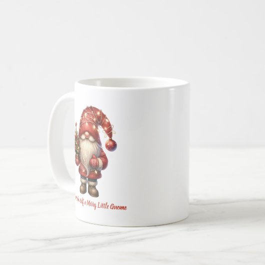 Have Yourself A Merry Little Gnome Kaffeetasse (Vorderseite Links)
