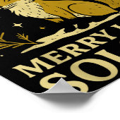 Have Yourself A Merry Little Solstice Fox Mystic Poster (Ecke)