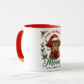 Have Yourself A Mooey Little Christmas Tasse (Vorderseite Links)