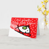 Have Yourself hat Merry Little Solstice! - Karte (Gelbe Blume)