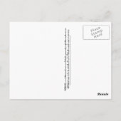 Havel Ankunft in Amerika Postkarte (Rückseite)