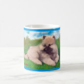 "Havel" Keeshond-Welpen-Tasse Kaffeetasse (Mittel)