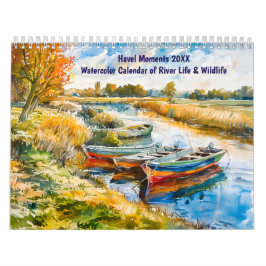 Havel Moments 2026 – Watercolor Calendar of River  Kalender