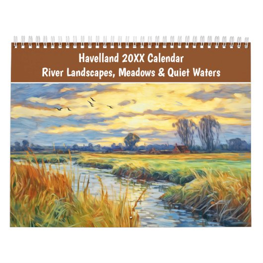 Havelland 2026 Calendar – River Landscapes, Meadow Kalender (Titelbild)
