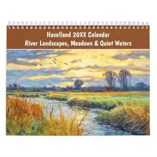 Havelland-Kalender 2026 – Flusslandschaften, Wiese Kalender