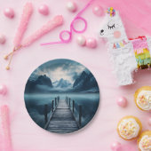 Haven Mountain Seeufer Landschaft Pappteller (Party)