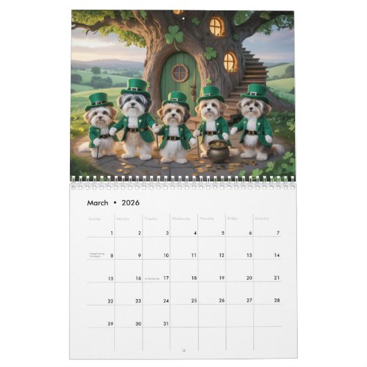 Havenese Calendar Kalender (Mär 2026)