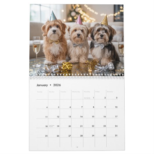 Havenese Calendar Kalender (Jan 2026)