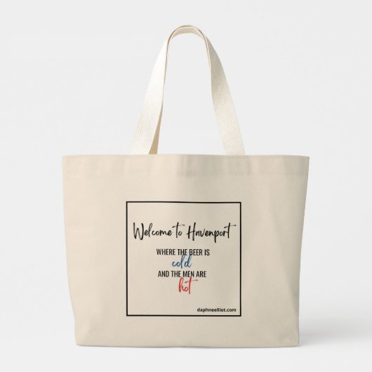 Havenport Tote Bag Jumbo Stoffbeutel (Rückseite)