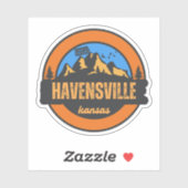 Havensville, Kansas Aufkleber (Blatt)