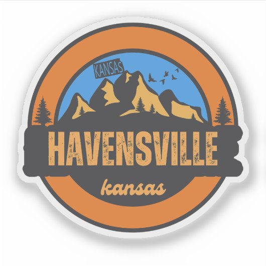 Havensville, Kansas Aufkleber (Vorderseite)