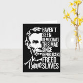 Haven't Seen Democrats This Mad Since Republicans  Karte (Gelbe Blume)