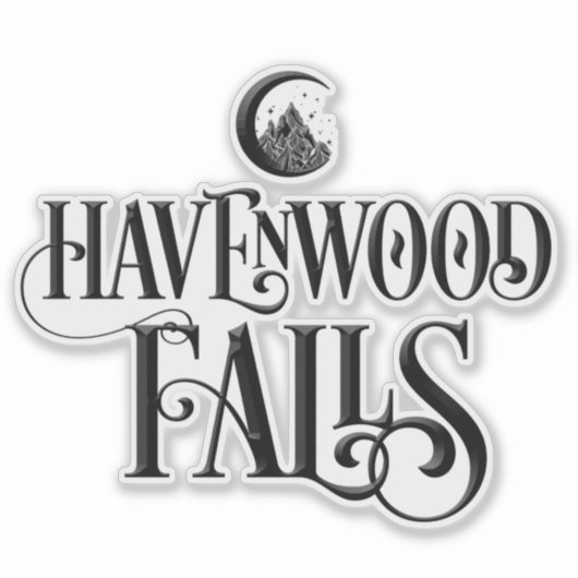 Havenwood Falls Logo Vinyl Decal Aufkleber (Vorderseite)