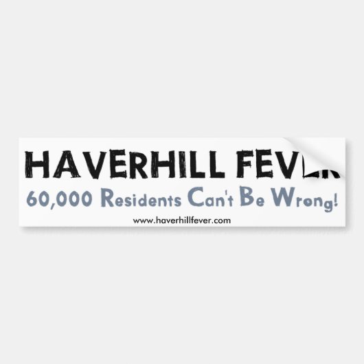 Haverhill Fieber-Autoaufkleber Autoaufkleber (Vorne)
