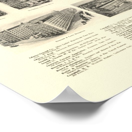 Haverhill, MA Panoramic Map - 1914 Poster (Ecke)