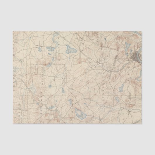 Haverhill, Massachusetts Seidenpapier (Vorderseite)