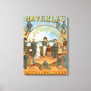 Haverly's New York Juvenile Pinafore Theater 2 Leinwanddruck