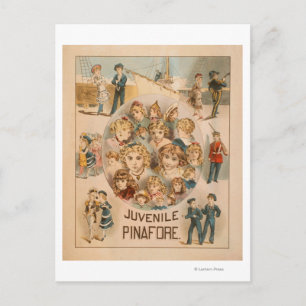 Haverly's New York Juvenile Pinafore Theater 2 Postkarte