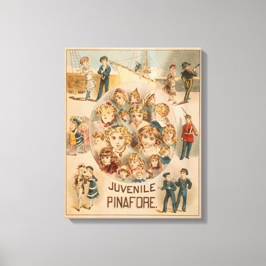 Haverly's New York Juvenile PinaVordertheater Leinwanddruck (Vorderseite)