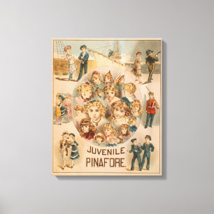 Haverly's New York Juvenile PinaVordertheater Leinwanddruck