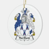Havilland Familienwappen Keramikornament (Links)