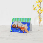 Havin ein Ball 4x6 notecard Karte (Gelbe Blume)