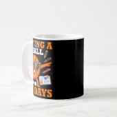 Having A Ball For 67 Days Dabbing Basketball Playe Kaffeetasse (Vorderseite Links)