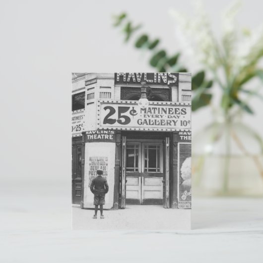 Havlins Theater, 1910 Postkarte (Stehend Vorderseite)