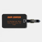 Havoc: Bat-like Creature Design Gepäckanhänger (Rückseite horizontal)