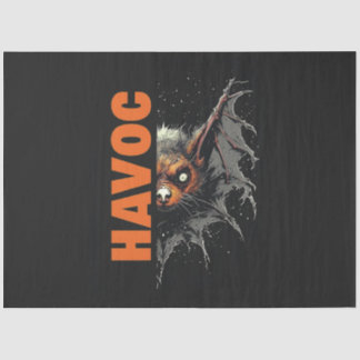 Havoc: Bat-like Creature Design Seidenpapier