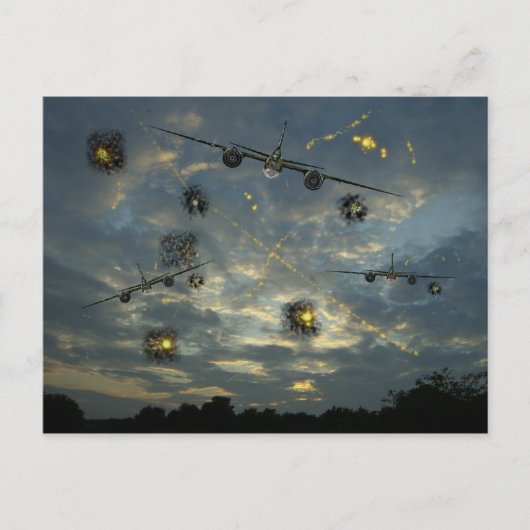 Havoc Head auf Angriff Postkarte (Vorderseite)