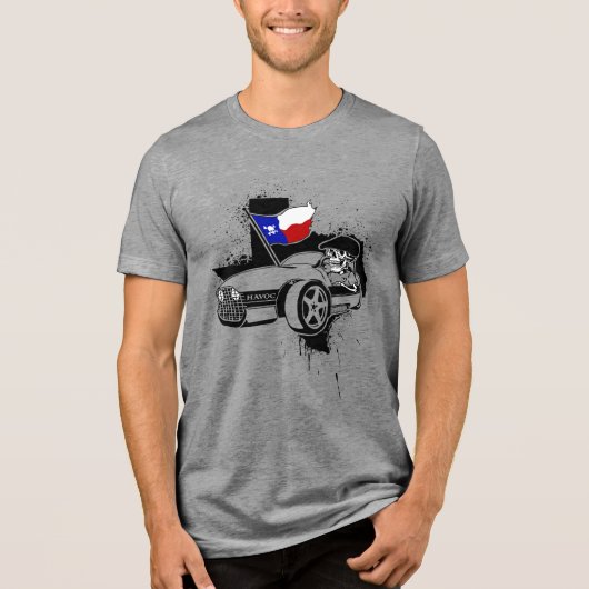 HAVOC Skully Venedig Tri-Blend Shirt (Vorderseite)