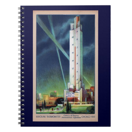 Havoline Thermometer Notebook Notizblock (Vorderseite)