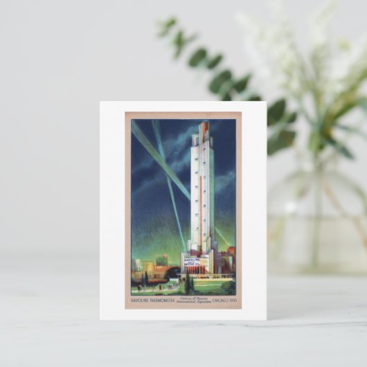 Havoline Thermometer Postkarte (Stehend Vorderseite)