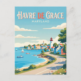 Havre de Grace Maryland Postkarte