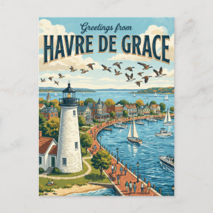Havre de Grace Maryland Postkarte