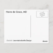 Havre de Grace Postcard Postkarte (Rückseite)