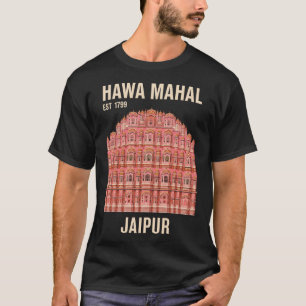 Hawa Mahal Jaipur Indien Vintage Reiseplakat Retro T-Shirt