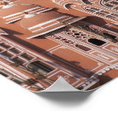 Hawa Mahal, Jaipur Poster (Ecke)