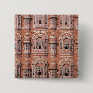 Hawa Mahal (Palast der Winde), Jaipur 2 Button