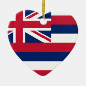 Hawai’i Flag Keramik Ornament (Vorne)