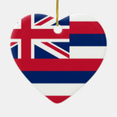Hawai’i Flag Keramik Ornament (Hinten)
