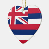 Hawai’i Flag Keramik Ornament (Links)
