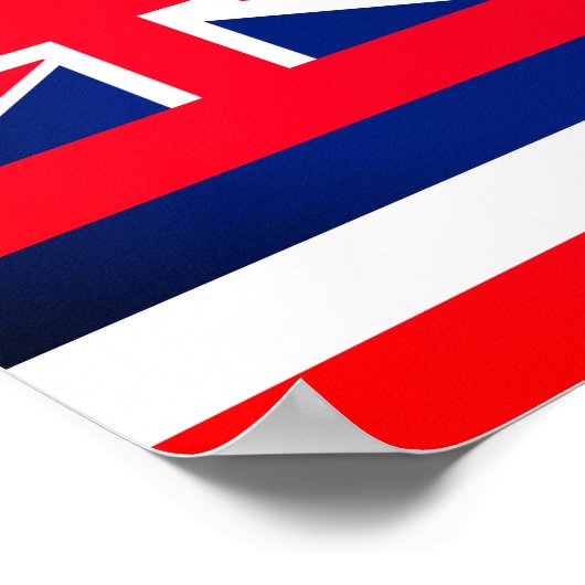 Hawai’i Flag Poster (Ecke)