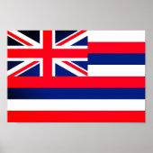 Hawai’i Flag Poster (Vorne)