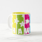 hawai zweifarbige tasse (Vorderseite Links)