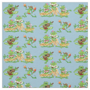 Hawaian frogs Hula girls Stoff