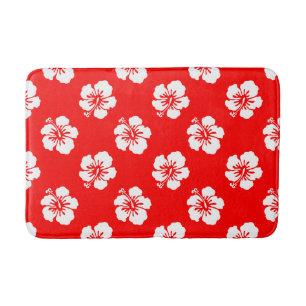 Hawaien-Hibiscus-Motiv Badematte