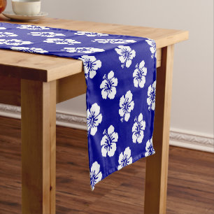 Hawaïen-Hibiscus-Motiv Kurzer Tischläufer